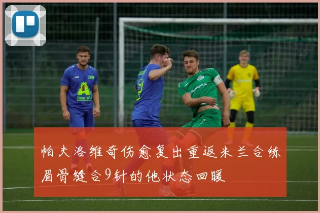 帕夫洛维奇伤愈复出重返米兰合练眉骨缝合9针的他状态回暖